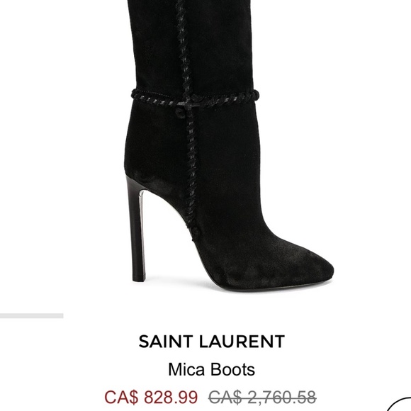 SAINT LAURENT MICA BOOTS - Picture 2 of 2